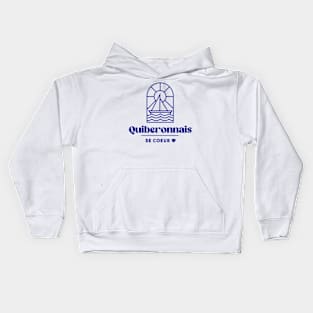 Quiberonnais at heart - Brittany Morbihan 56 Sea Holidays Beach Kids Hoodie